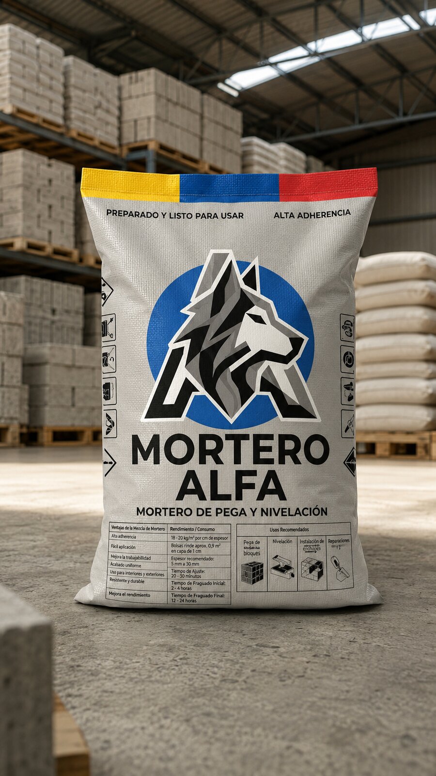 Saco de Mortero Alfa